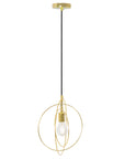 Lampa Sufitowa Metalowa Pierścieniowa APP286-1CP Złota