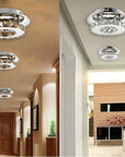 Lampa Sufitowa Kryształowa Plafon Glamour 8W APP407-C APP408-C