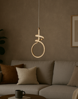 Lampa Wisząca Led G071-cp Złota  5
