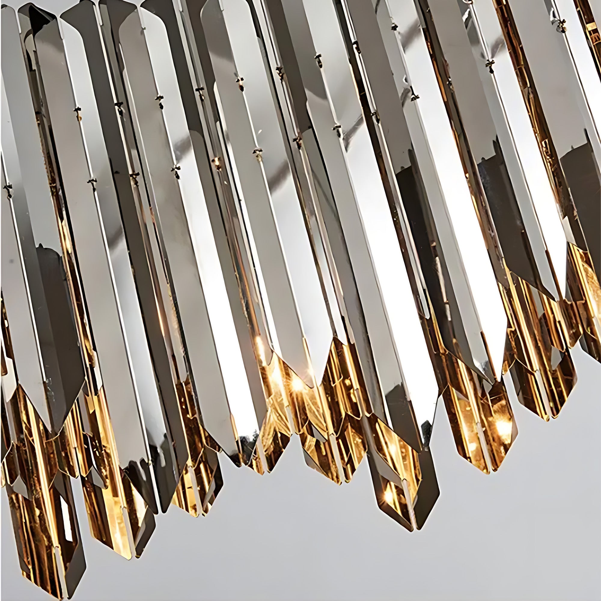 Lampa Wisząca Metalowa APP1763-8CP Chrome  3