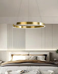Lampa Wisząca Led Lhj053-cp1 C Złota Szczotkowana 60cm  2