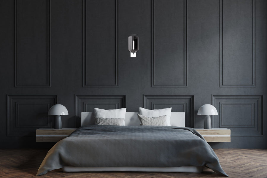 LAMPA ŚCIENNA KINKIET APP1206-1W Chrom