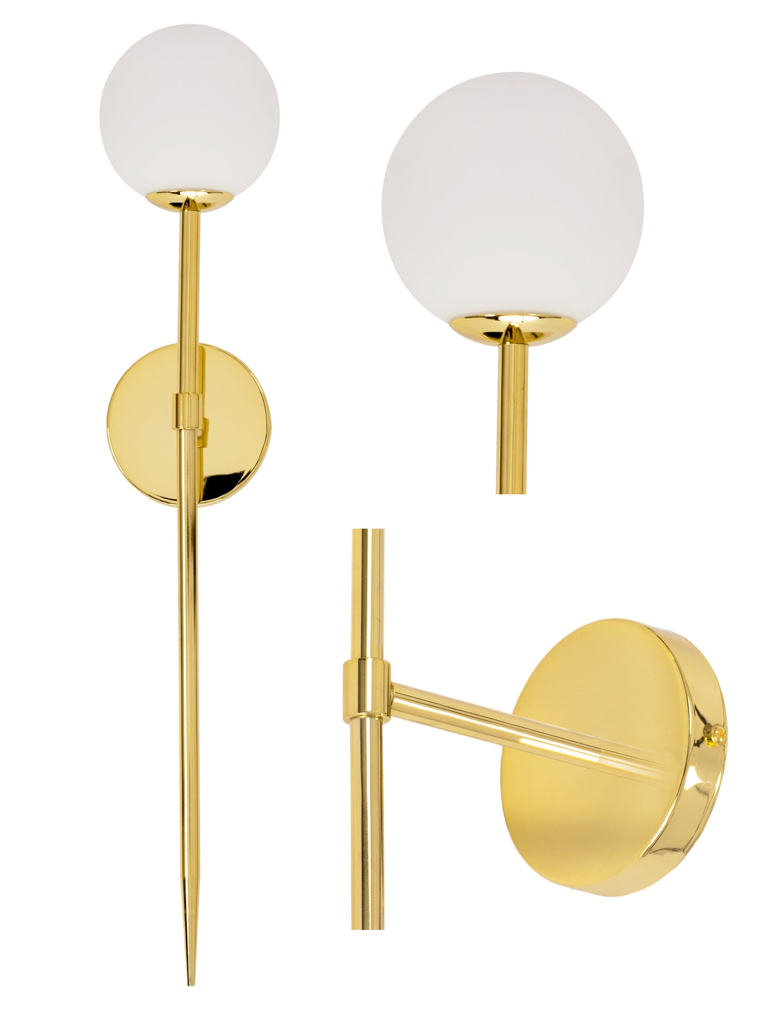 LAMPA KINKIET 75cm APP580-1W ZŁOTY  1