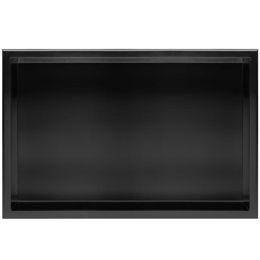 PÓŁKA WNĘKOWA ŁAZIENKOWA 30x60 czarny mat