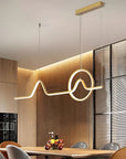 Lampa Wisząca Led Lhj022-cp 120 Cm Złota  10