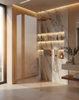 Kabina prysznicowa Walk-In Rea Flexi Transparent / Brush Copper 130  3