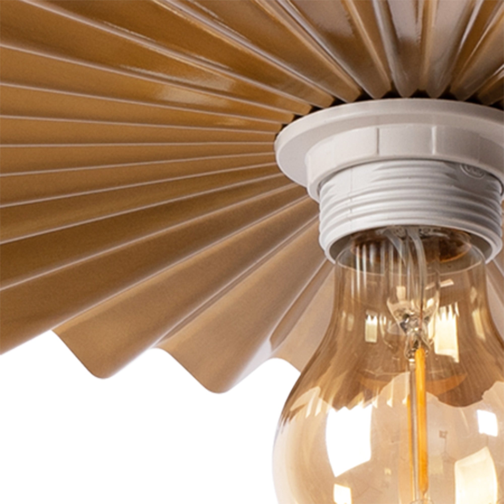LAMPA SUFITOWA WISZĄCA APP1354 Stare Złoto 30 cm  7