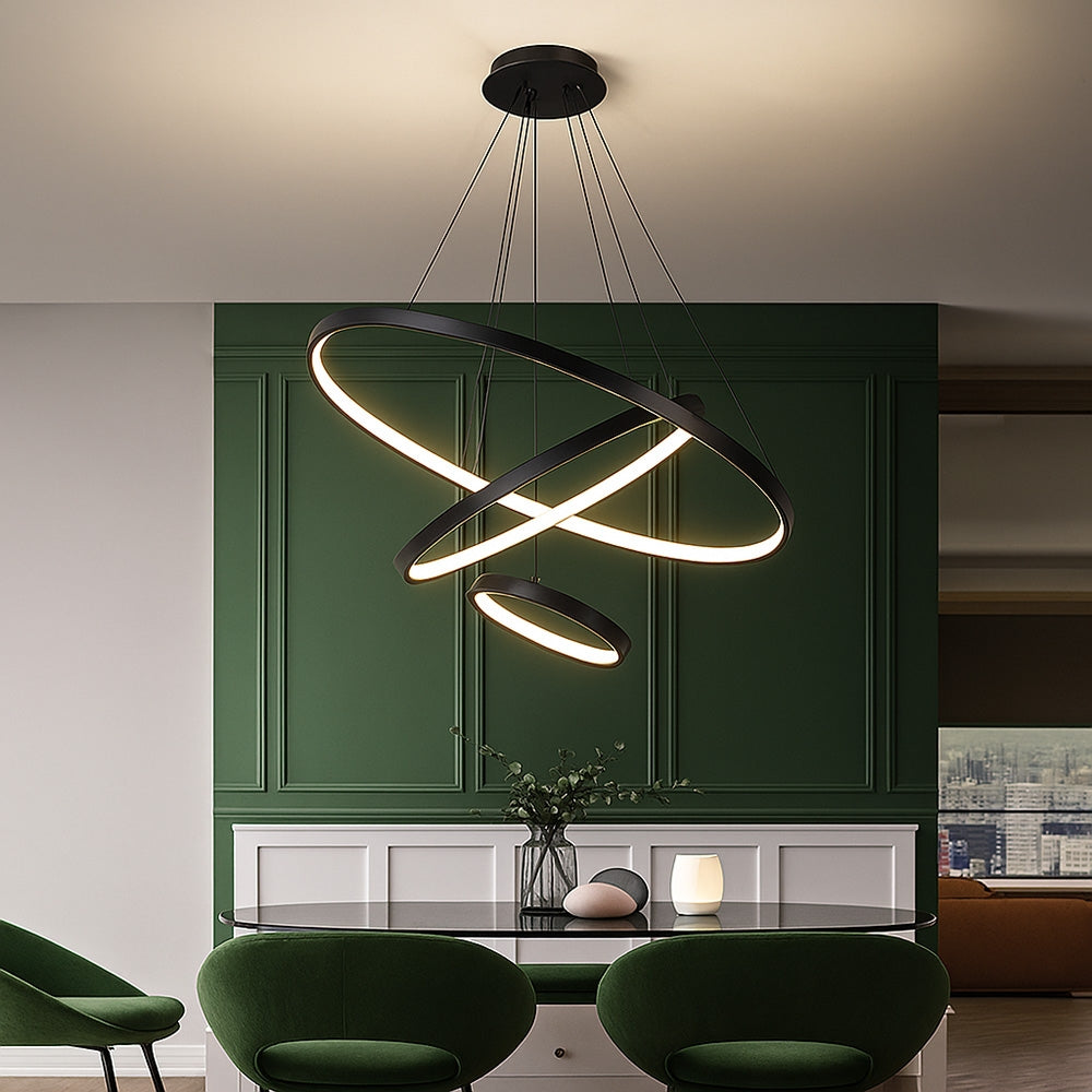 Lampa Sufitowa Wisząca Led Lhj013-cp3 Czarna  4