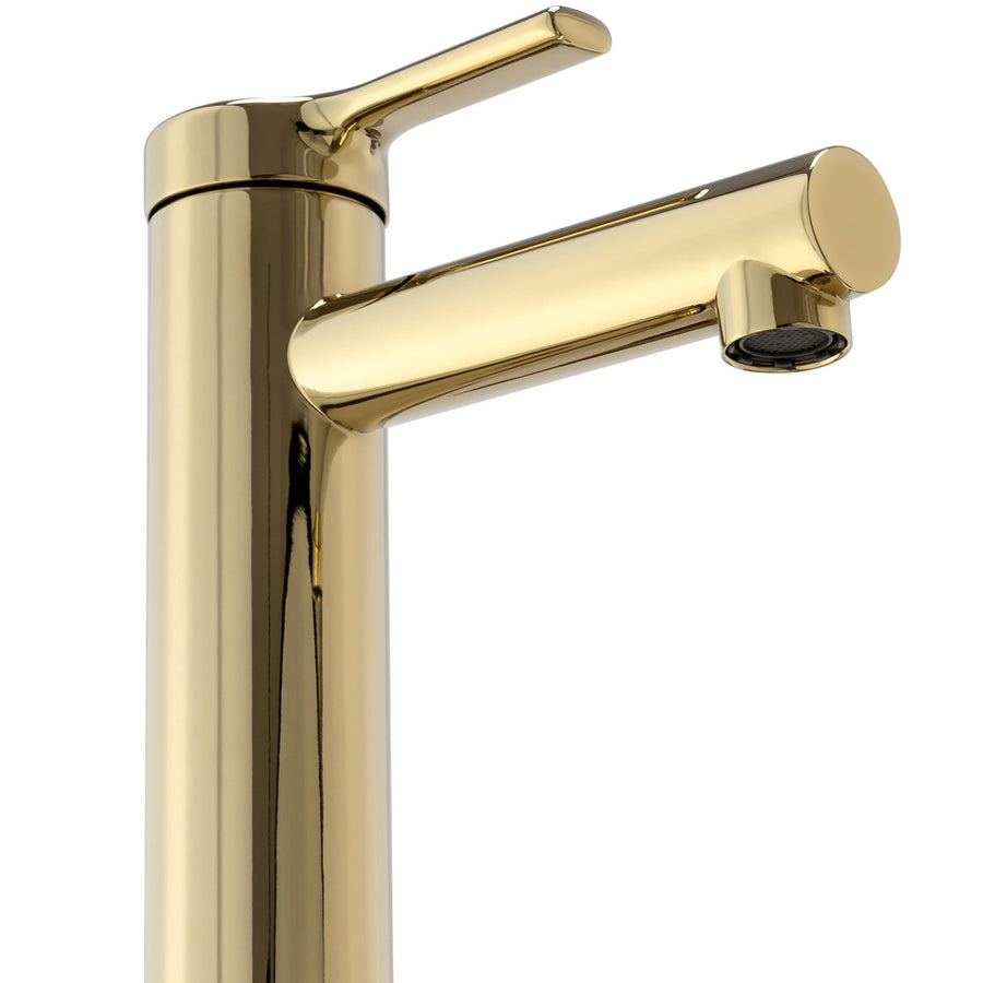 Bateria Umywalkowa REA PIXEL Złota Gold Niska