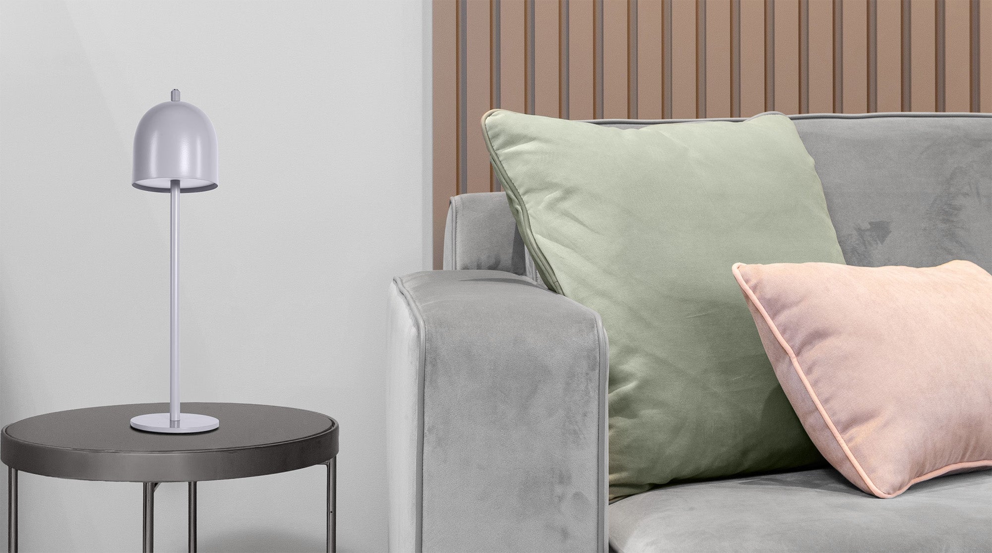 Lampka Nocna App1362-t Szara  8