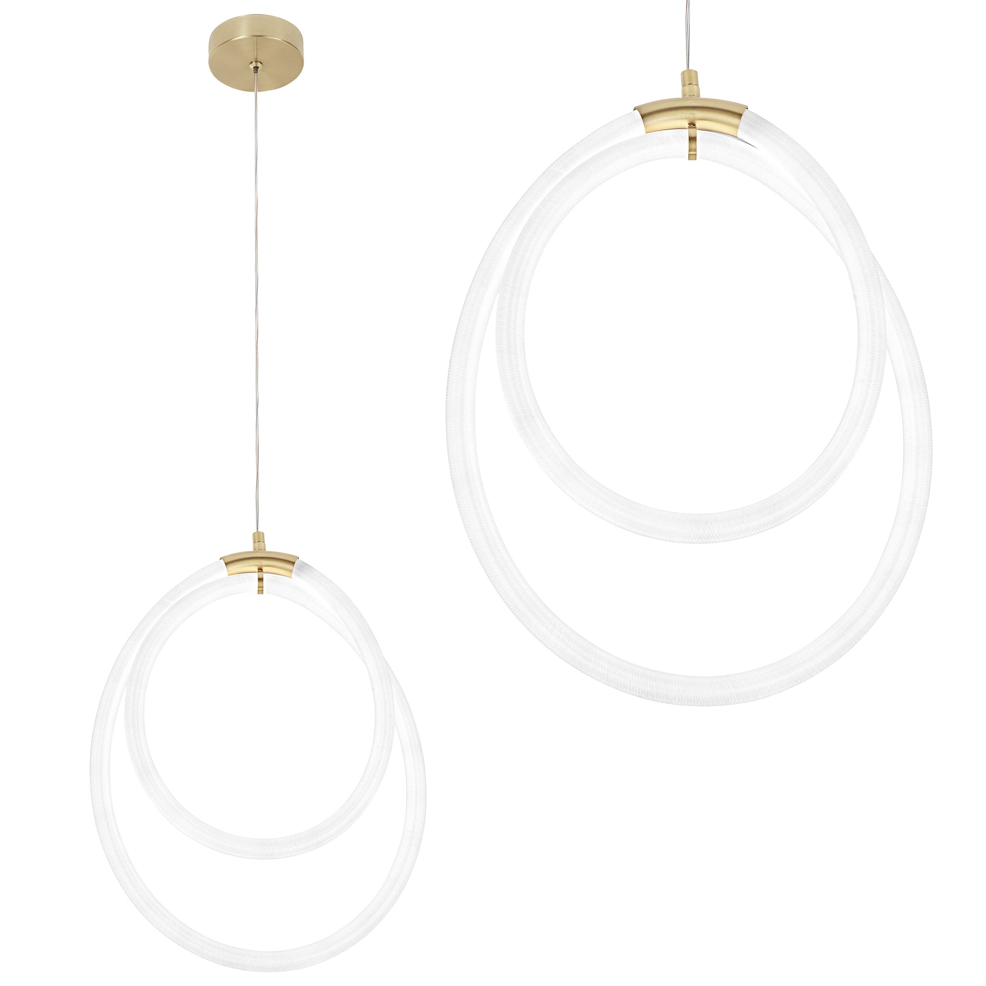 Lampa Wisząca Led G021-cp Złota  1