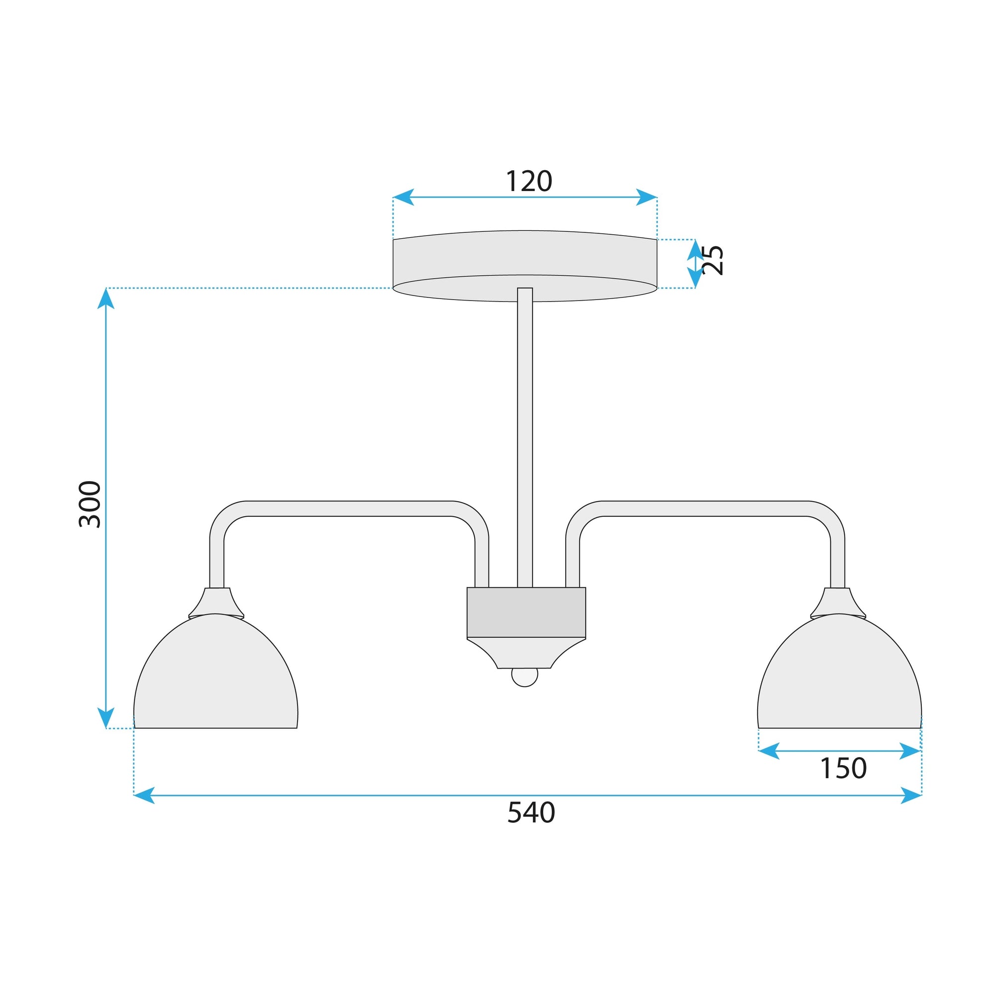 Lampa Sufitowa Wisząca G084-3c Black Grey  6