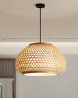 Lampa Wisząca Bambusowa APP1648-1CP  3