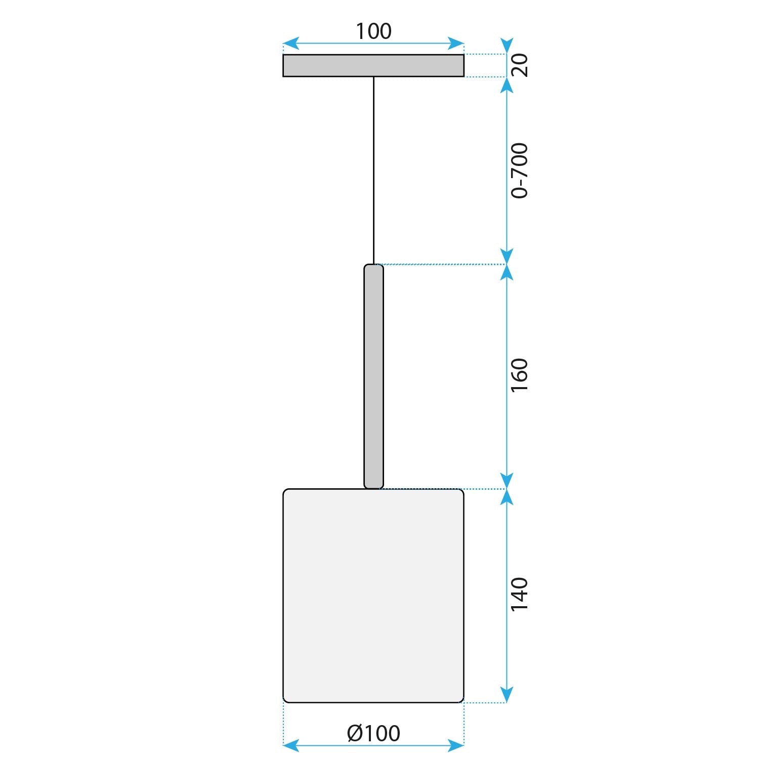 Lampa Sufitowa Wisząca Szklany Klosz APP1699-1CP Amber B  6