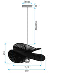 Lampa Sufitowa APP1828-1CP Nature  4