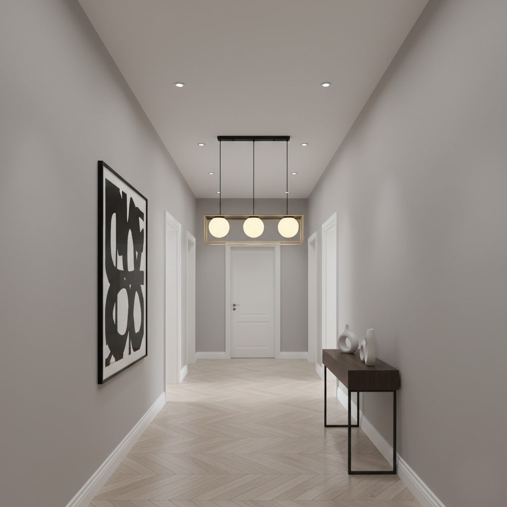 Lampa sufitowa Czarno Złota APP1164-3CP  8