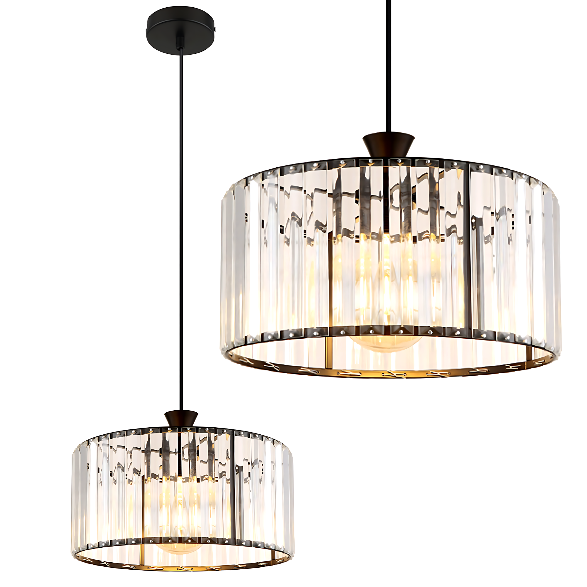 Lampa Wisząca Ebt027-1cp Czarna  1