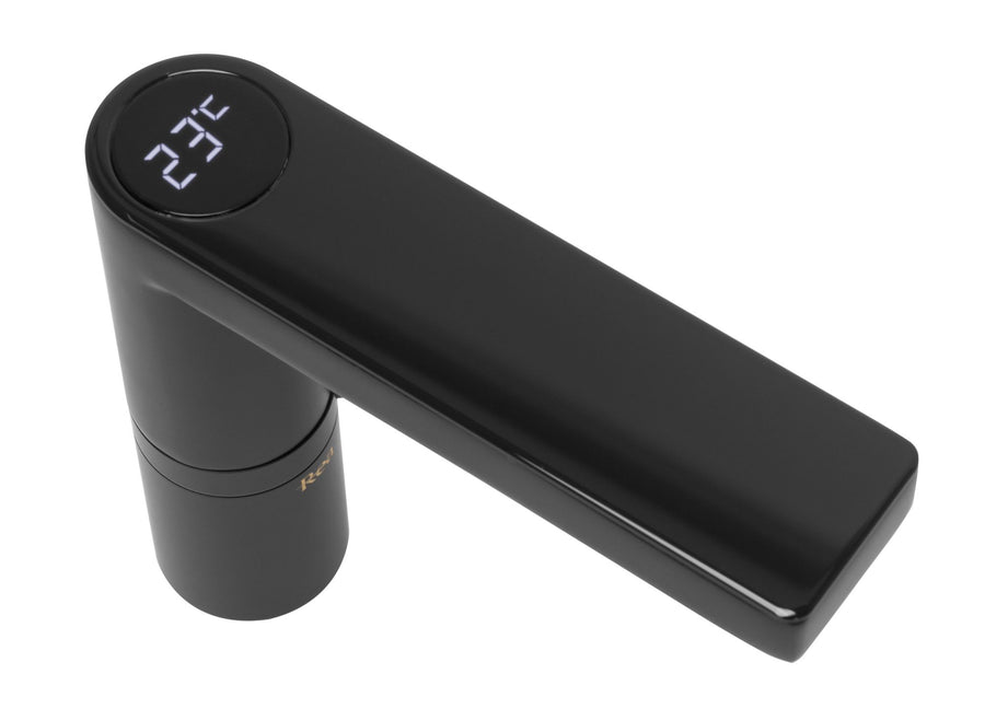 Bateria Umywalkowa REA AMAR LCD BLACK Czarna Niska