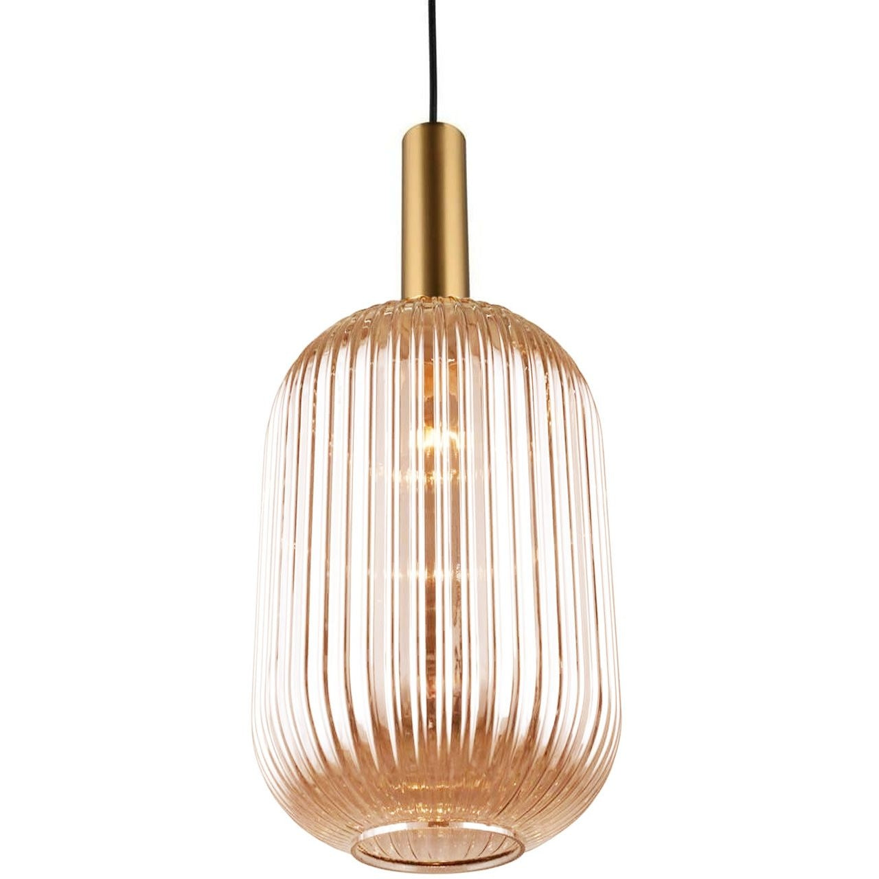 Lampa Sufitowa Wisząca Szklana APP458-1CP Pomarańczowa  9