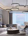Lampa Ring 3 led + pilot APP752-30-40-50 Czarna