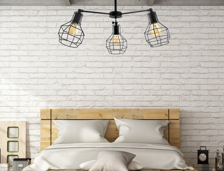 Lampa Sufitowa Wisząca Metalowa Loft APP734-3C  3