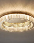 Lampa Kryształowa Plafon App1724-c 60cm Złota Szczotkowana  4