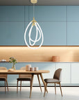 Lampa Wisząca Led G018-cp Złota  5