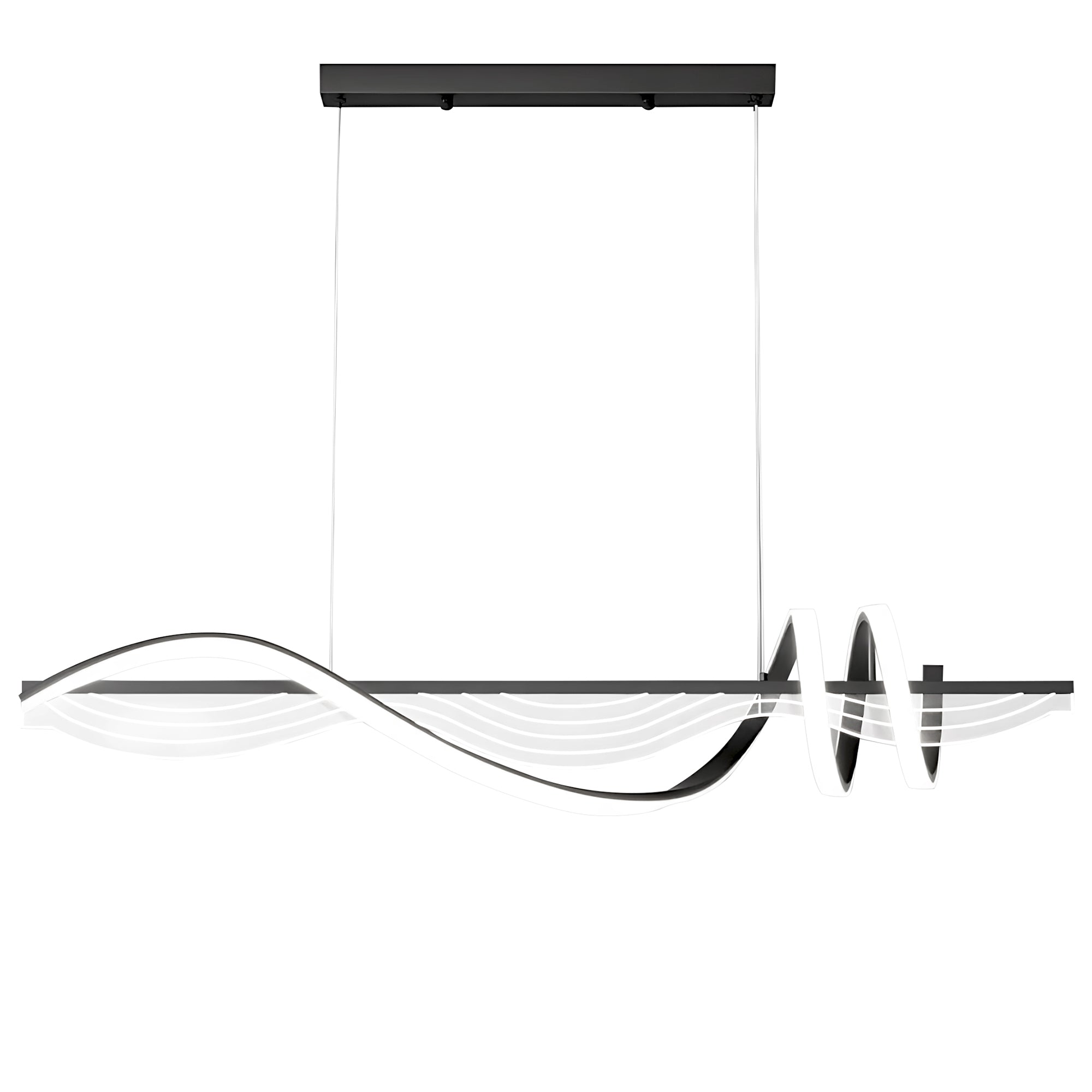 Lampa Wisząca Led Lhj041-cp 100 Cm Czarna  1