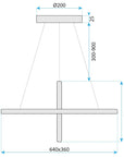 Lampa Wisząca Led G034-cp Złota  6