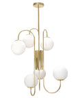 Lampa Wisząca APP1003-6CP Złota