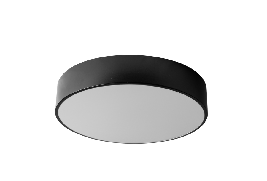 Lampa Plafon 50cm Okrągła Sufitowa app644-4c Czarna