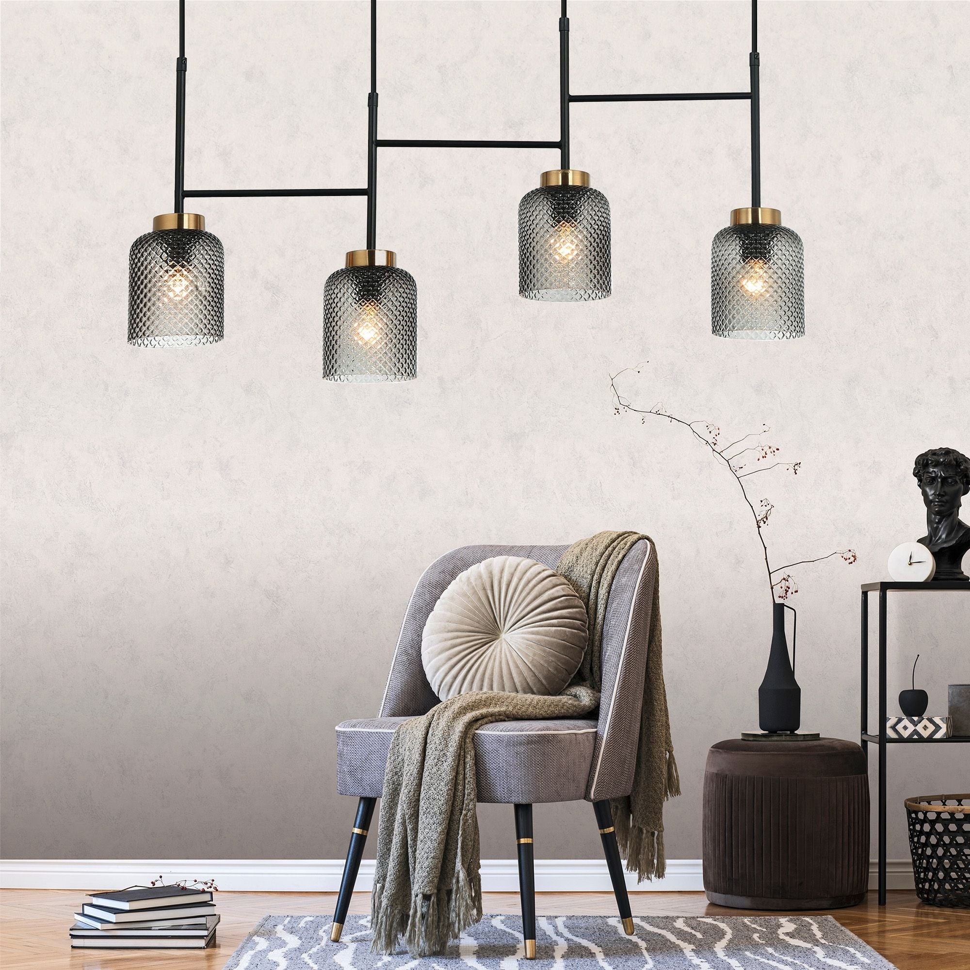 LAMPA SUFITOWA WISZĄCA APP1266-4CP  7