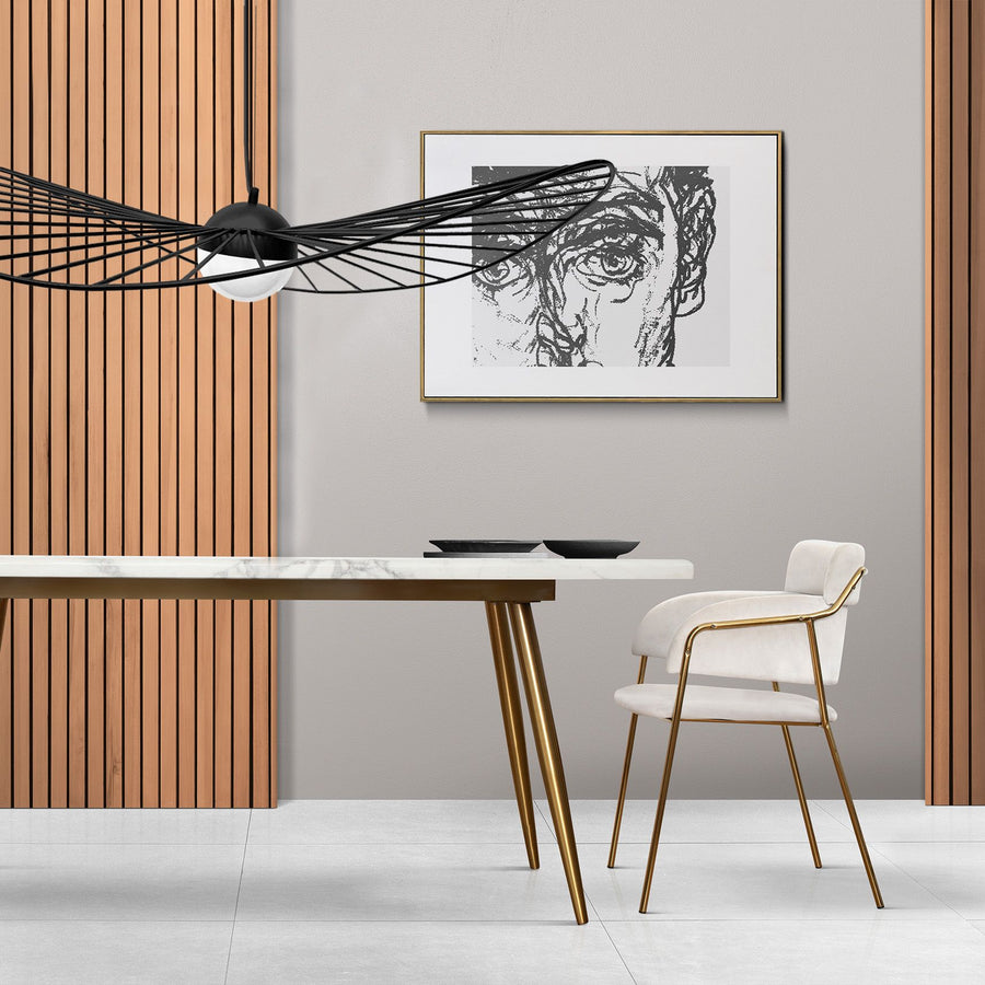 LAMPA WISZĄCA AŻUROWA LED 80cm APP652-1CP