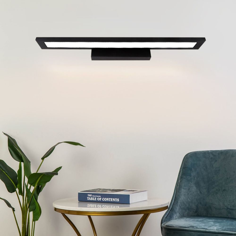 KINKIET ŁAZIENKOWY LED 60CM APP840-1W FLAT BLACK
