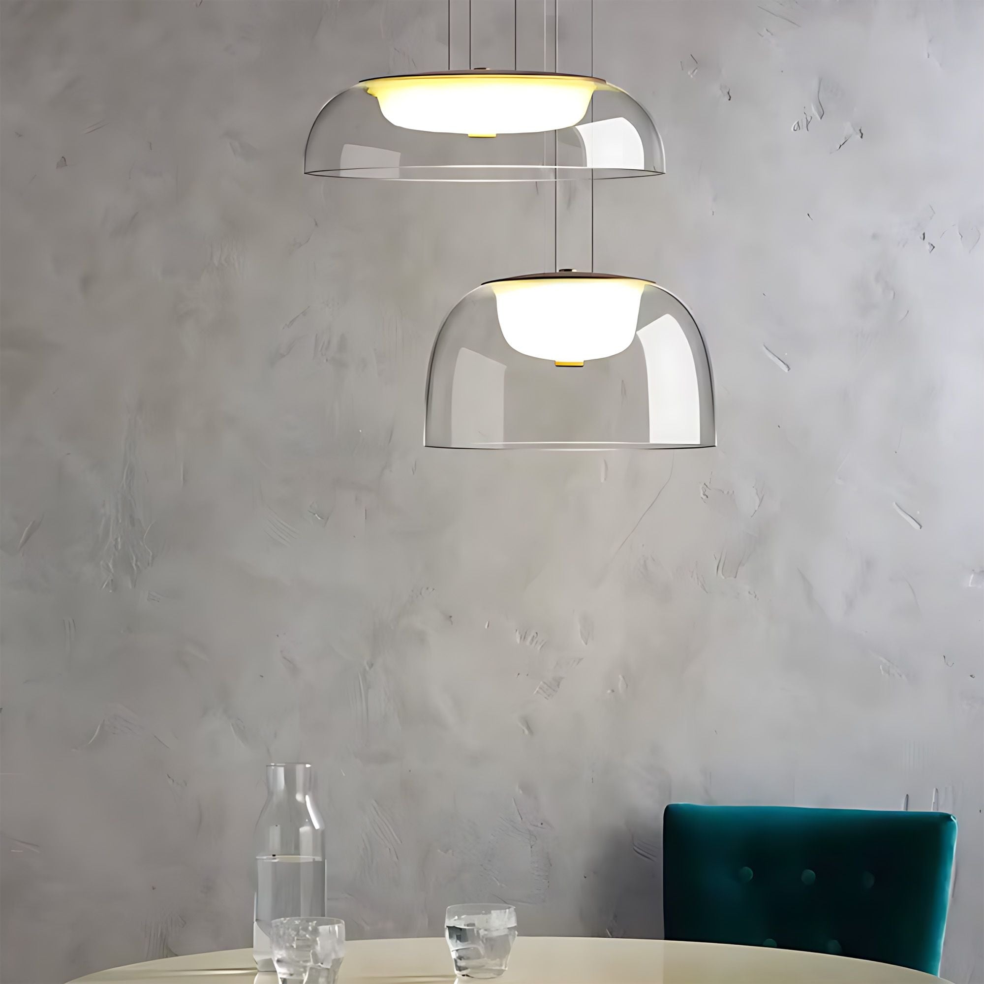 Lampa Wisząca Led APP1689-1PC A Złota  4