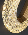 Lampa Wisząca Kryształowa Led G113-1cp Złota  5