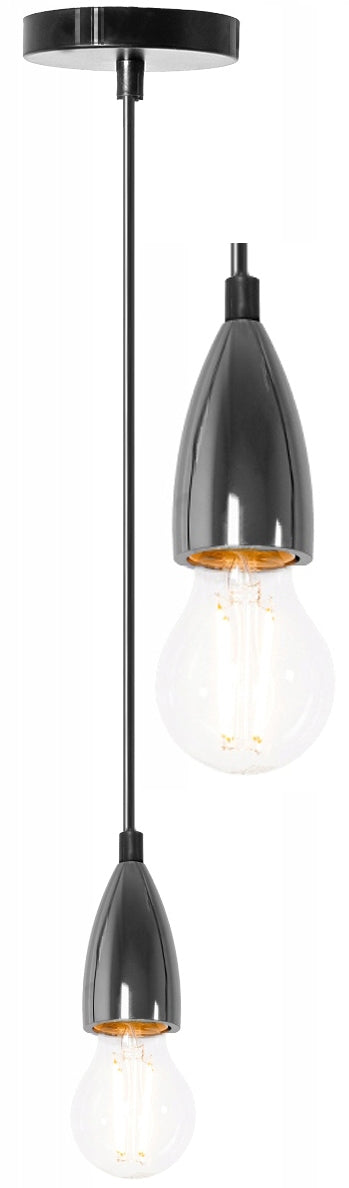 Lampa Sufitowa Wisząca Oprawka APP357-1CP Chrom  1