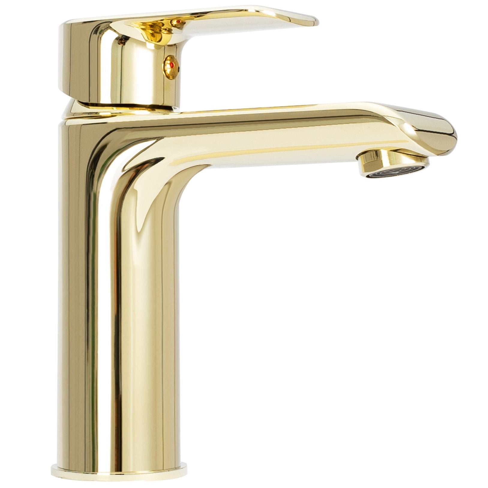 Bateria Umywalkowa REA BLOOM Złota Gold Niska