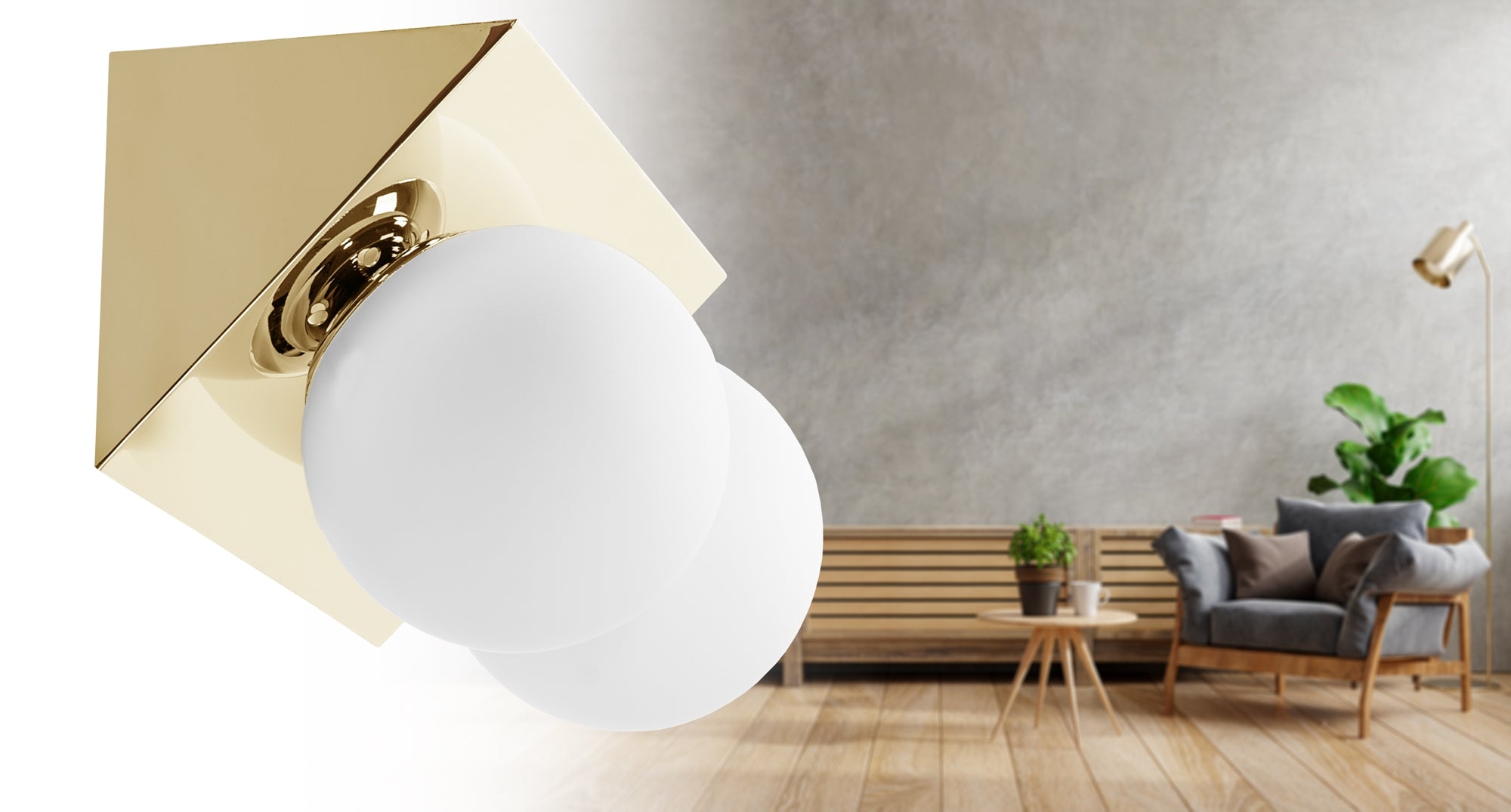 LAMPA ŚCIENNA KINKIET APP1229-2W Złota  6