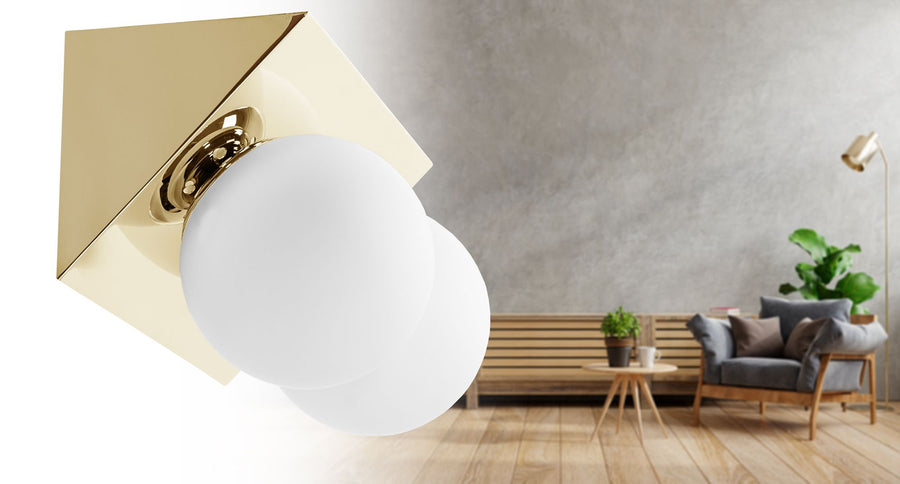 LAMPA ŚCIENNA KINKIET APP1229-2W Złota