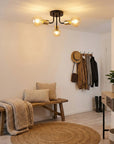Lampa Wisząca APP1117-3C Czarno Złota  5