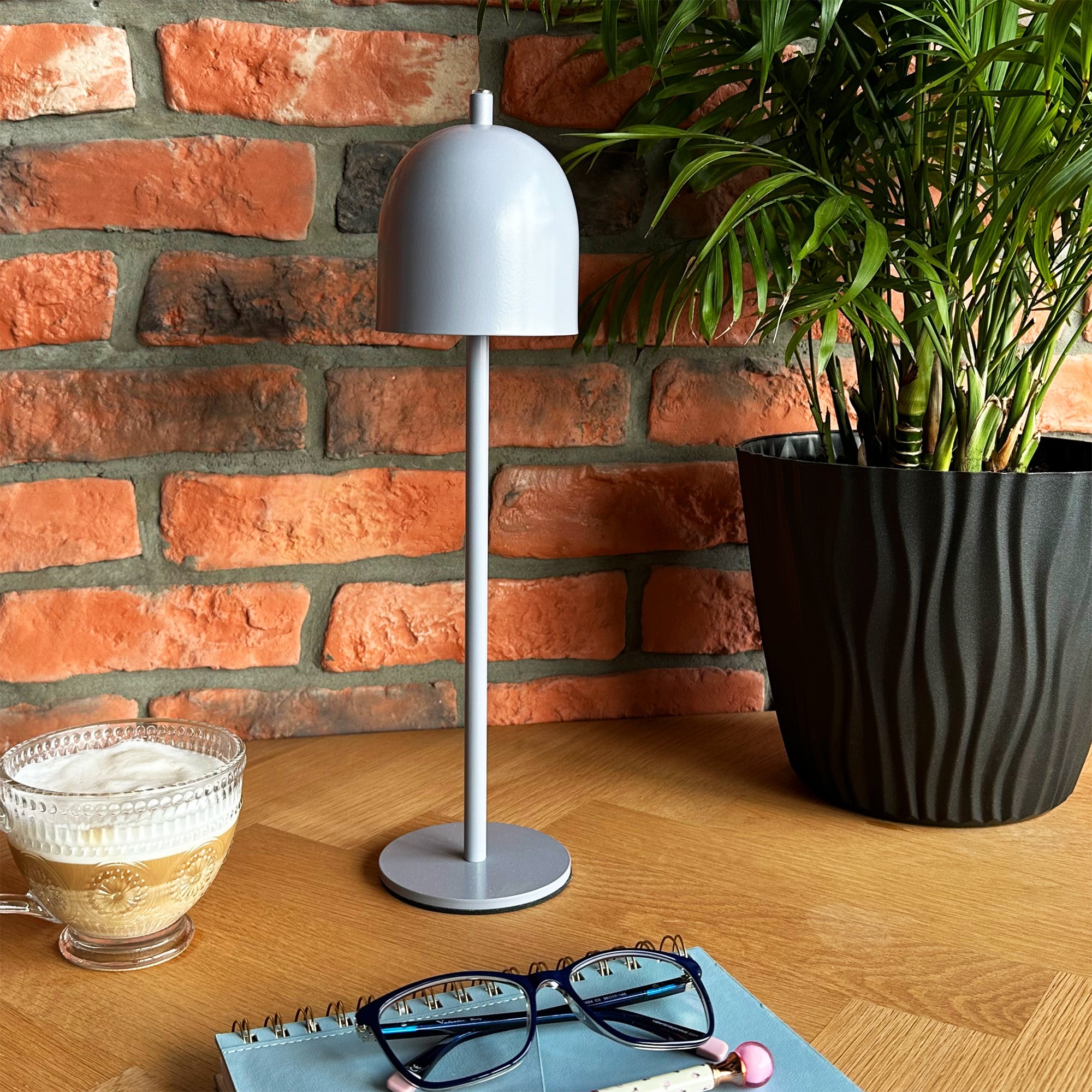 Lampka Nocna App1362-t Szara  6