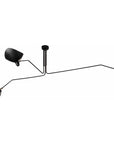 Lampa sufitowa 3 ramienna APP569-3C Czarna