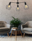 Lampa Sufitowa Wisząca Metalowa Loft APP734-3C  2