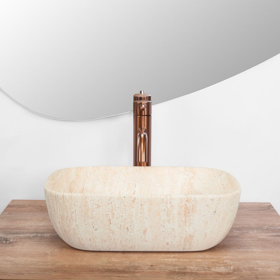 UMYWALKA NABLATOWA BELINDA MINI TRAVERTINE MATT  4