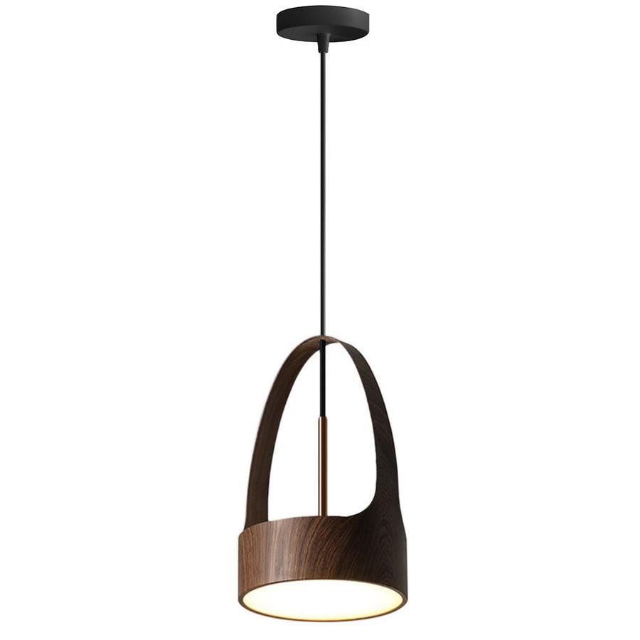 Lampa wisząca LED APP1187-CP Wood Rose Gold