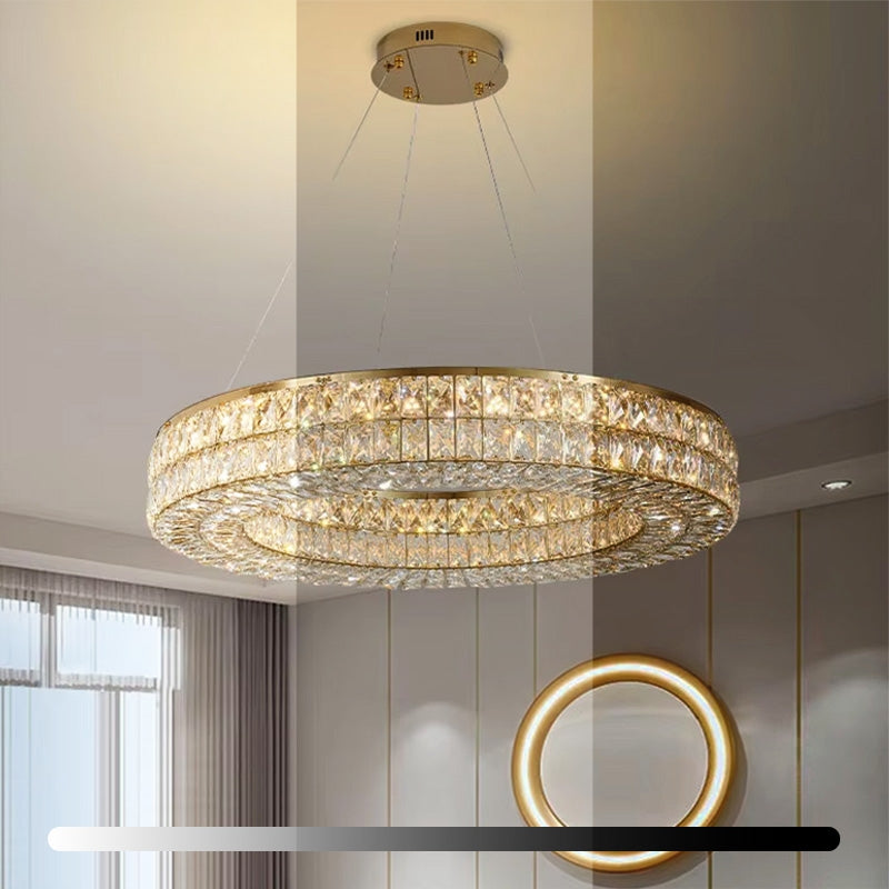 Lampa Sufitowa Wisząca Led App1568-cp Gold 60cm  7