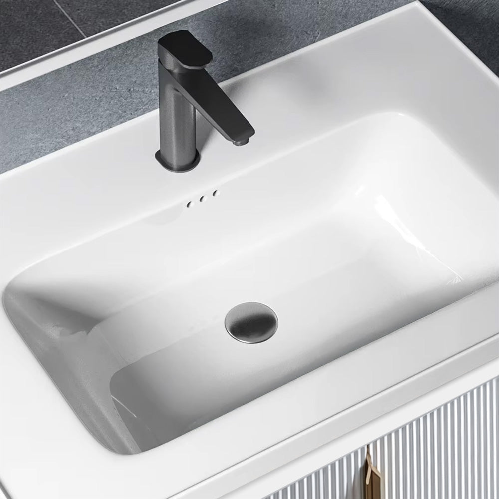 Zestaw Mebli Łazienkowych Z Umywalką Astor 60cm Biały  3