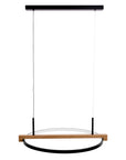 Lampa Led Wisząca Drewno App1530-cp  2