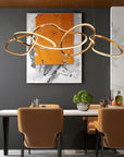 Lampa Wisząca Led Lhj050-cp T Złota  4